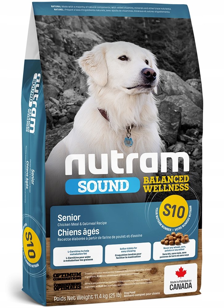 NUTRAM dog  S10-SOUND SENIOR - 11,4kg