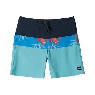 Męskie Szorty QUIKSILVER SURFSILK PANEL 18 AQYBS03656-BYC6 – Niebieski - Spodenki męskie - miniaturka - grafika 1