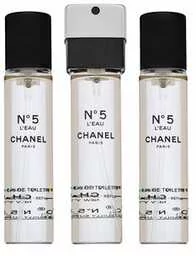 Chanel No.5 L''Eau - Refill woda toaletowa dla kobiet 3 x 20 ml - Zestawy perfum damskich - miniaturka - grafika 1