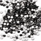 Ozdoby do paznokci - Cyrkonie do paznokci szklane SS3 Jet 1440 szt paczka - miniaturka - grafika 1