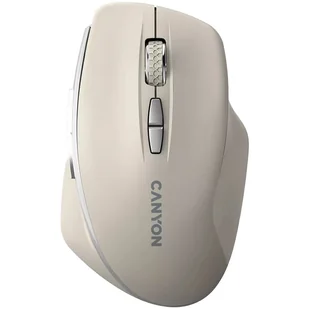 Canyon pel MW-21 BlueLED 7buttons Wireless Cosmic Latte RF Wireless Optyczny 1600 DPI CNS-CMSW21CL - Myszki - miniaturka - grafika 1