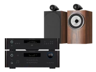 Zestawy stereo - Rotel RA-1572 MkII (czarny) + RCD-1572 MkII (czarny) + 705 S3 (mokka) - miniaturka - grafika 1