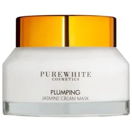 Maseczki do twarzy - Pure White Cosmetics Plumping Jasmine Cream Mask Maseczki nawilżające 50 ml - miniaturka - grafika 1