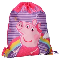 Torby szkolne - Świnka Peppa Pig Worek Torba Na Obuwie Plecak - miniaturka - grafika 1