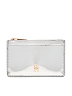 Etui na dokumenty i karty - Tommy Hilfiger Etui na karty kredytowe Long Cc Holder Met AW0AW18038 Srebrny - miniaturka - grafika 1