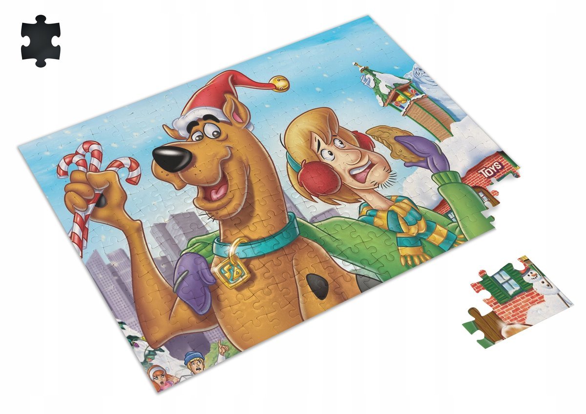 PUZZLE SCOOBY DOO KUDŁATY BAJKA Święta + IMIĘ Pudełko A4 120 el. #3