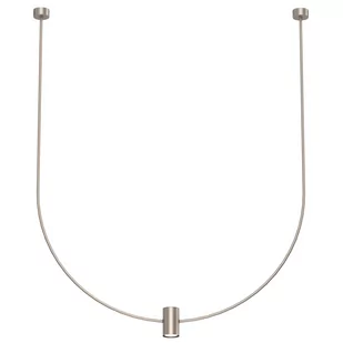 Zwieszana lampa regulowana No.C 5083 Shilo 86cm salonowa metal platyna - Lampy sufitowe - miniaturka - grafika 1