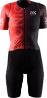 Bielizna sportowa męska - XBIONIC Strój triathlonowy damski DRAGONFLY 5G czarno-czerwony - miniaturka - grafika 1