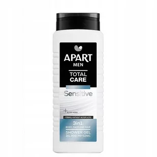 Apart Natural Men żel pod prysznic Total Care Sensitive 500ml - Żele pod prysznic dla mężczyzn - miniaturka - grafika 1