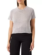 Swetry damskie - s.Oliver BLACK LABEL Damski sweter z krótkim rękawem, brązowy, XS, brązowy, XS - miniaturka - grafika 1