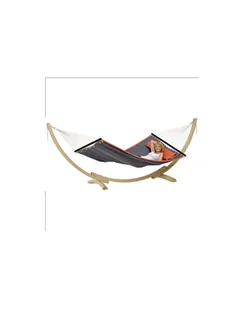 Amazonas Hamak ze stelażem American Dream Set Grey AZ-6010130 - Wyposażenie pokoiku dziecięcego - miniaturka - grafika 3
