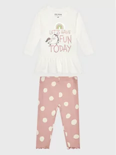Blue Seven Komplet bluzka i legginsy 966007 Kolorowy Regular Fit - Bluzy dla chłopców - miniaturka - grafika 1