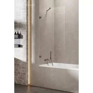 New Trendy EXK-3517-WP PARAWAN NAWANNOWY AVEXA GUNMETAL BRUSHED 70x150 CZYSTE 6mm ACTIVE SHIELD - Parawany nawannowe - miniaturka - grafika 1