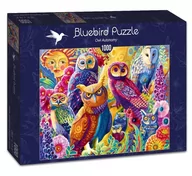 Puzzle - Puzzle 1000 Kolorowe sowy - miniaturka - grafika 1