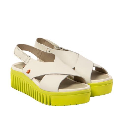 ART 1574 Brighton, Sandały Damskie, Nappa Cream Pistacje, 40 EU