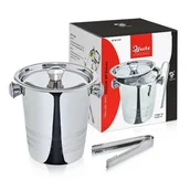 Akcesoria do lodu - Wiaderko na lód z pokrywką i szczypcami - miniaturka - grafika 1