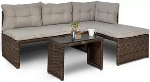 Focus Garden Narożnik CANVAS Garden, Brown, 180x123x66 cm - Sofy ogrodowe - miniaturka - grafika 1
