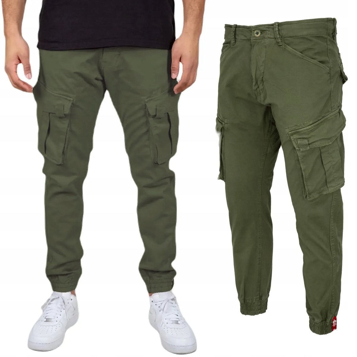 Spodnie Alpha Industries Spy 116203 142 - Dark Olive 30 [30]