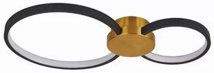 Condida - plafon LED złoty/czarny mat 641102-32 - Lampy sufitowe - miniaturka - grafika 1