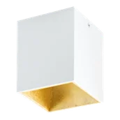 Oprawy, klosze i abażury - Downlight natynkowy POLASSO LED 3,3W 3000K - biały/złoty - miniaturka - grafika 1