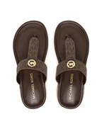Klapki i japonki damskie - MICHAEL Michael Kors Japonki Koya Flip Flap 40R6KOFA2B Brązowy - miniaturka - grafika 1