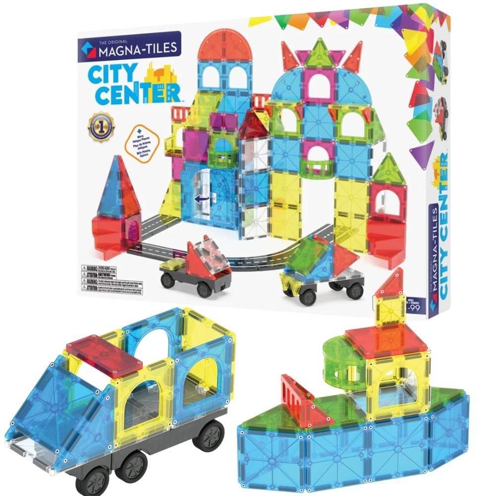 Magnetyczne klocki konstrukcyjne MAGNA-TILES - City Center 110 el.