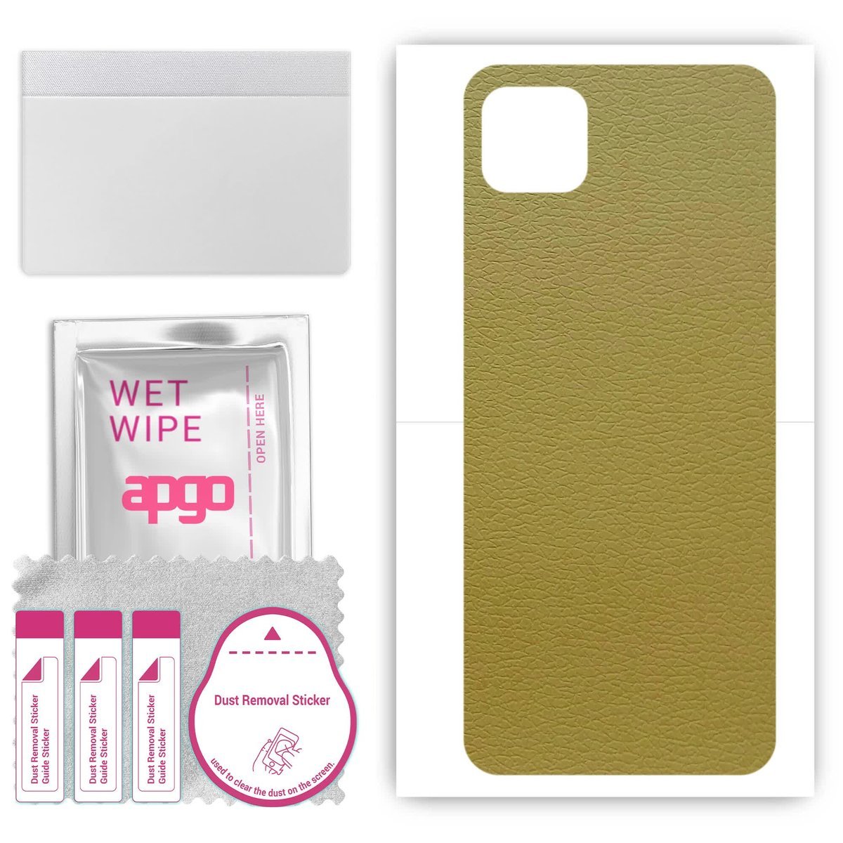 Folia naklejka skórka strukturalna na TYŁ do Samsung Galaxy Wide5 - Skóra Oliwkowa - apgo SKINS