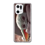 Etui i futerały do telefonów - ERT GROUP etui na telefon Oppo FIND X5 PRO, case oryginalny i oficjalnie licencjonowany przez Star Wars, wzór Baby Yoda 021, optymalnie dopasowane, plecki z TPU - miniaturka - grafika 1