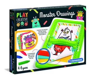Clementoni Potworne rysunki - Zabawki kreatywne - miniaturka - grafika 1