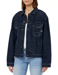 G-STAR RAW Damska kurtka dżinsowa oversize, Niebieski (D23643-D317-G114 worn in kingfisher), L - Kurtki damskie - miniaturka - grafika 1