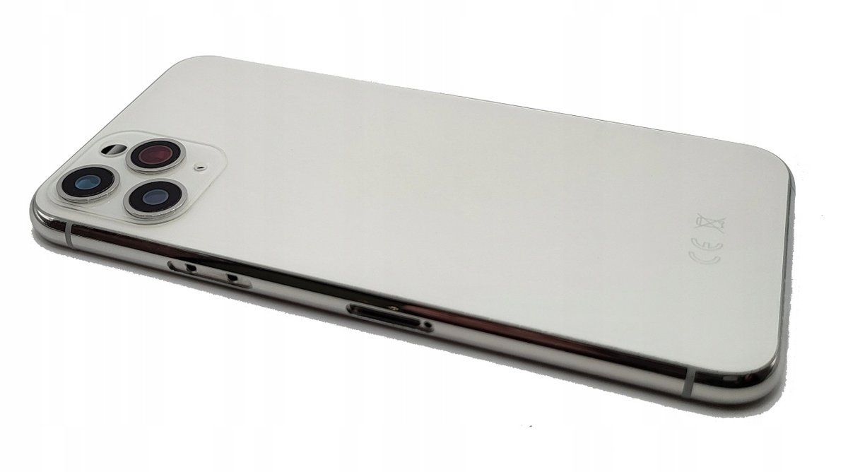 OBUDOWA PANEL TYŁ KORPUS RAMKA DO APPLE IPHONE 11 PRO MAX SREBRNY BIAŁY
