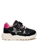 Buty dla dziewczynek - Geox Sneakersy B Flexyper Mini B566NB 054AS C0922 S Czarny - miniaturka - grafika 1
