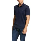 Koszulki jeździeckie - ARIAT Koszulka męska NORCO POLO SS20 - navy - miniaturka - grafika 1