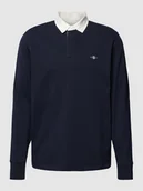 Bluzy męskie - Bluza z kołnierzykiem typu kent model ‘SHIELD’ - miniaturka - grafika 1