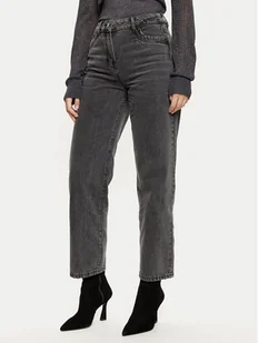 Morgan Jeansy 242-PSTRASS Szary Mom Fit - Spodnie damskie - miniaturka - grafika 1