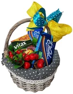 Zestawy upominkowe - Poczta Upominkowa;kosz prezentowy Herbaciany Smakołyk - miniaturka - grafika 1