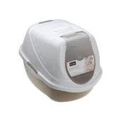 Kuwety dla kotów - Pet Inn Kuweta kryta Easy Cat kolor latte nr kat.115563 - miniaturka - grafika 1