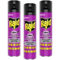 Zwalczanie i odstraszanie szkodników - SC Johnson spray na owady biegające i latające w aerozolu Raid 3x400 ml - miniaturka - grafika 1