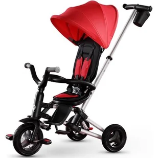 Qplay Qplay Rowerek Trójkołowy Nova+ Rubber Red - Rowerki trójkołowe - miniaturka - grafika 1