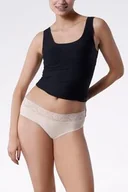 Majtki damskie - Bezszwowe figi damskie z koronką Hipster - miniaturka - grafika 1