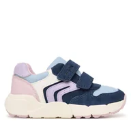 Buty dla dziewczynek - Sneakersy Geox B Flexyper Mini Girl B656NA 01422 CF48S S Granatowy - miniaturka - grafika 1