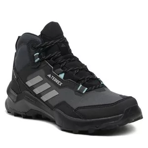 Buty trekkingowe damskie - Buty adidas - Terrex Ax4 Mid Gtx GORE-TEX W HQ1049 Core Black/Grey Three/Mint Ton - grafika 1