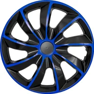 Kołpaki samochodowe - Kołpak 17" QUAD niebiesko-czarny 1szt - miniaturka - grafika 1