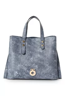 Trzykomorowa torebka do ręki Nobo denim - Torebki damskie - miniaturka - grafika 1