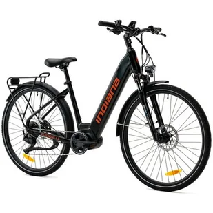 Rower elektryczny INDIANA E-Trekking 4.0 U18 28 cali Czarno-czerwony - Rowery elektryczne - miniaturka - grafika 1