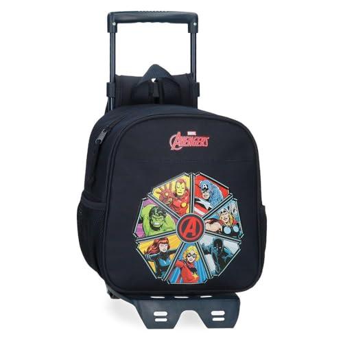 Joumma Marvel Avengers Avengers To The Power Plecak Przedszkole Czarny 23x25x10 cms Poliester 5,25L, czarny, Plecak przedszkola