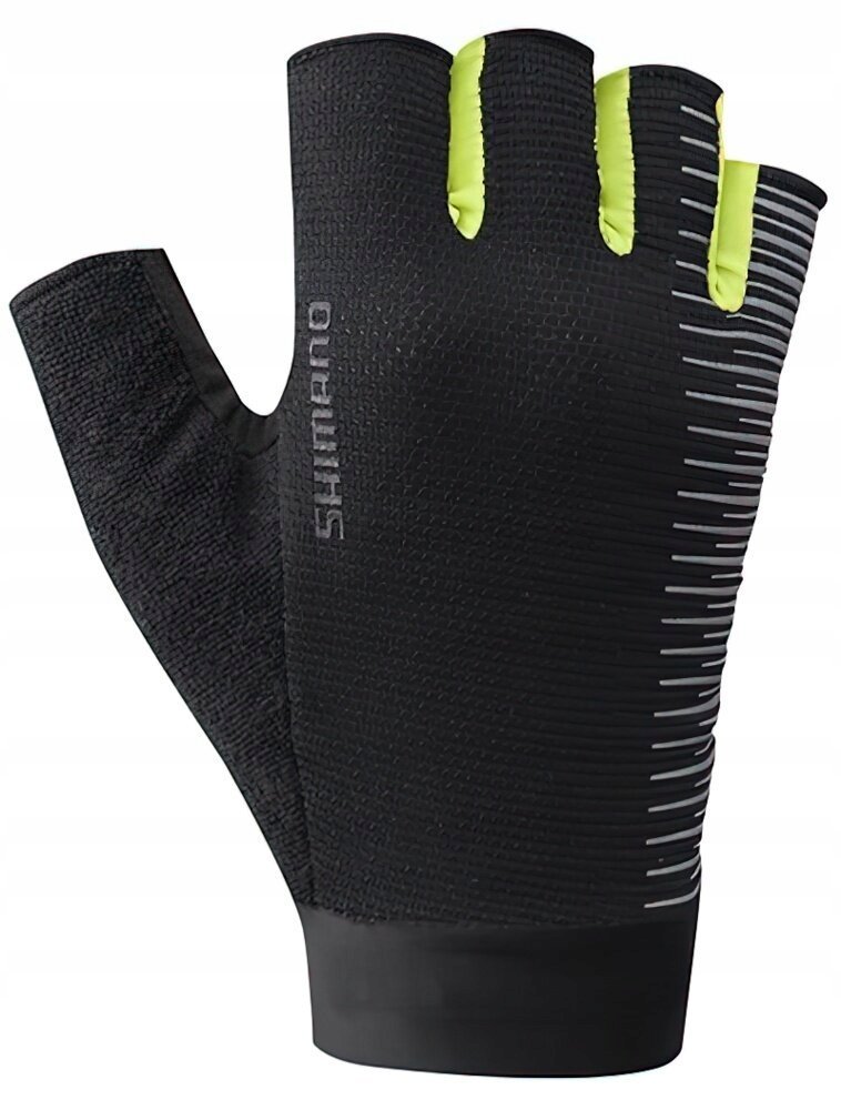 Rękawiczki rowerowe SHIMANO Classic (rozmiar M) Czarno-żółty