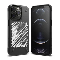 Etui i futerały do telefonów - RINGKE Onyx Design wytrzymałe etui pokrowiec iPhone 13 Pro czarny (Paint) (OD551E229) OD551E229 - miniaturka - grafika 1