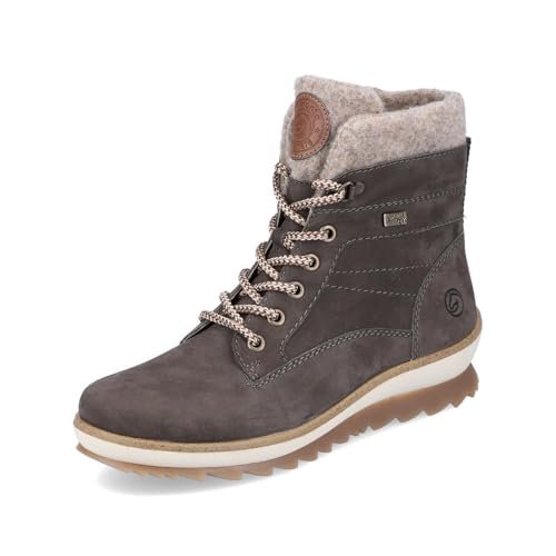 Remonte Damskie kozaki śniegowe R8477, smoke/drewno/chestnut / 46, 42 EU