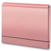 Teczki i skoroszyty - Penmate Teczka łamana A4 na gumkę jasny róż - miniaturka - grafika 1